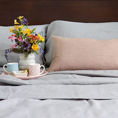 Huddleson Linen Sheet Set Breathable French Flax Woven in Italy European Luxury Quality Sheets