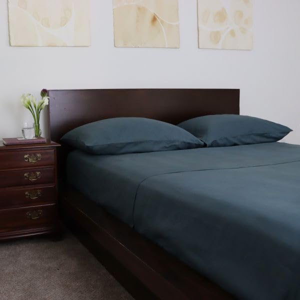 Huddleson Linen Sheet Set Breathable French Flax Woven in Italy European Luxury Quality Sheets