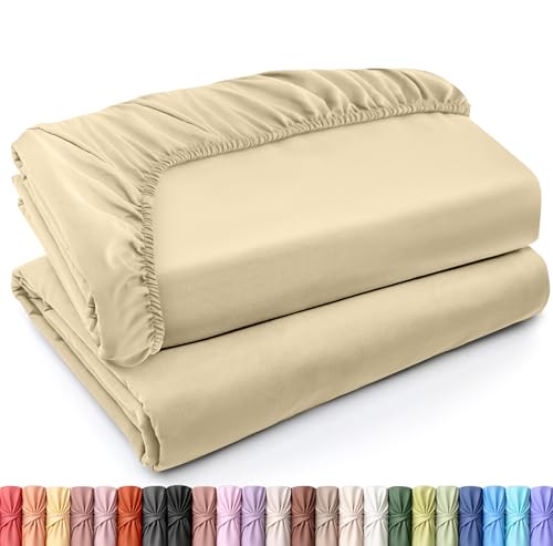 Fitted Sheet, Ultra Soft Fits Up to 16 Inch Deep Pocket