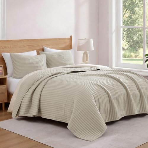 WRENSONGE 3-Piece Lightweight Quilt Bedding Set