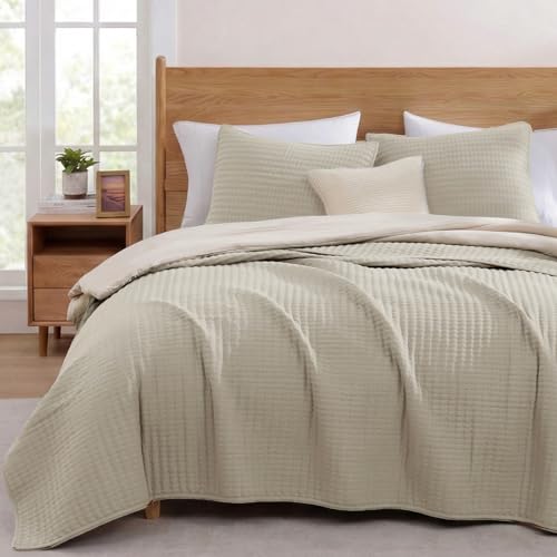 WRENSONGE 3-Piece Lightweight Quilt Bedding Set