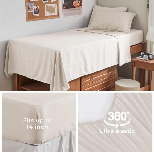 HYMOKEGE Comforter Set Seersucker 7 Pieces, All Season Luxury Bed in a Bag for Bedroom, Bedding Set with Comforters, Sheets, Pillowcases & Shams