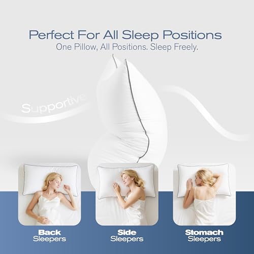 MUFEW Bed Pillows for Sleeping