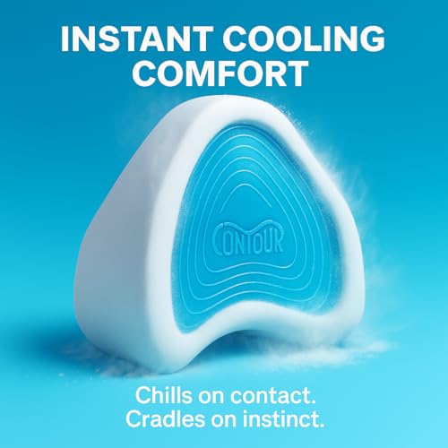 Contour Legacy Leg & Knee Foam Support Pillow - Soothing Relief for Sciatica, Back, HIPS, Knees, Joints - As Seen on TV