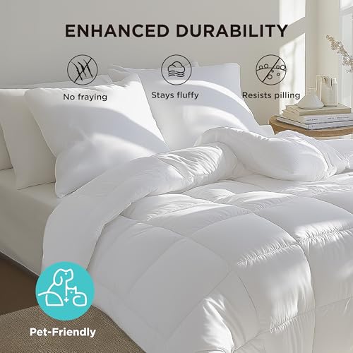 Bedsure Comforter Duvet Insert, Quilted Bedding Blanket, Oeko-TEX