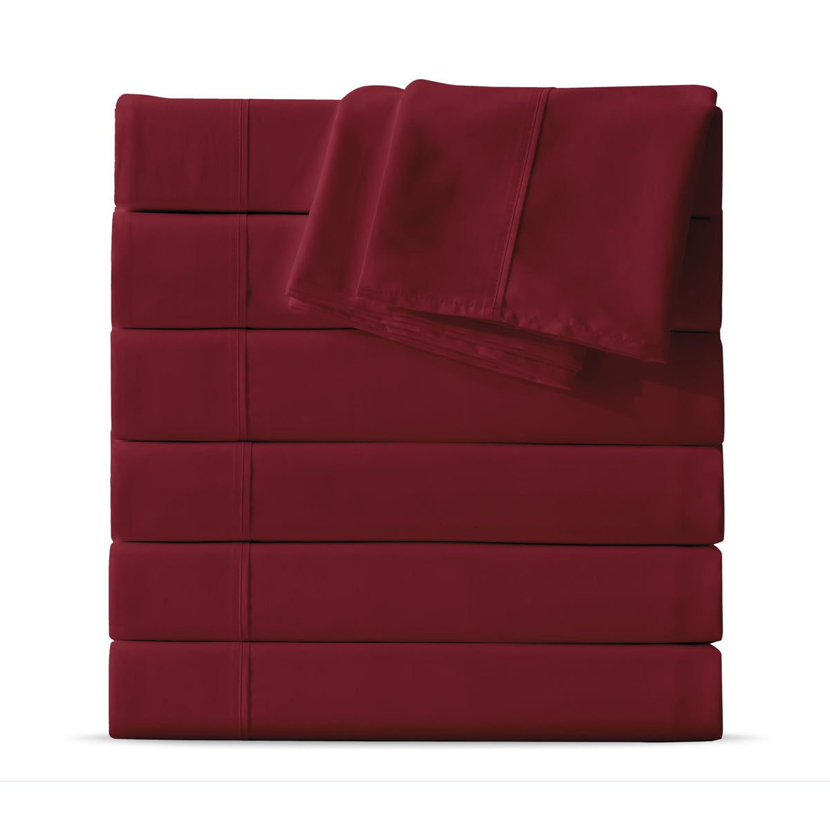 Maple&Stone Twin Flat Sheets Only, Pack of 6, Soft Microfiber Bedding Sheets for Home, Salons, Hotels, Bulk Flat Sheets Only Twin Size