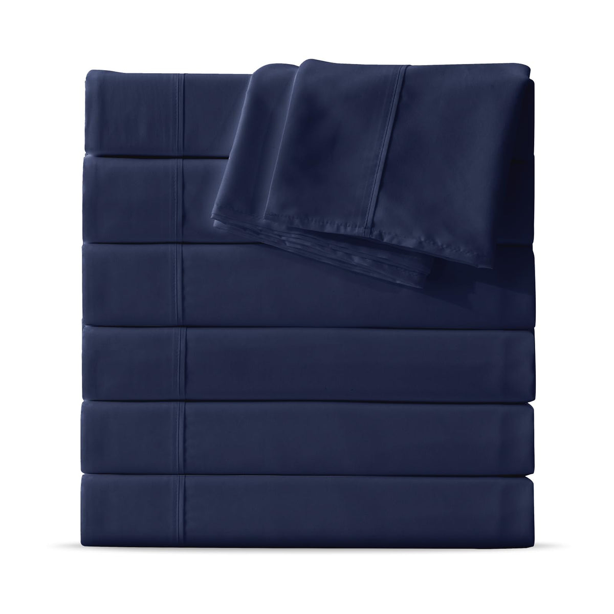 Maple&Stone Twin Flat Sheets Only, Pack of 6, Soft Microfiber Bedding Sheets for Home, Salons, Hotels, Bulk Flat Sheets Only Twin Size