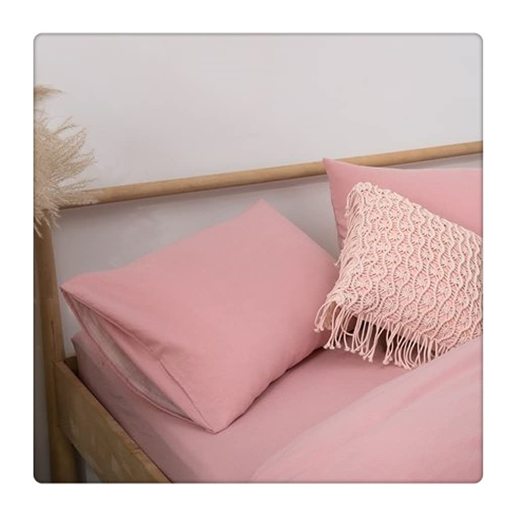 LLLSSS Cotton Color Small Fresh Fashion Pillow Case Standard Size Household Bed Bedding