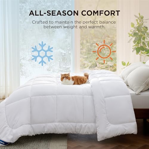 Bedsure Comforter Duvet Insert, Quilted Bedding Blanket, Oeko-TEX