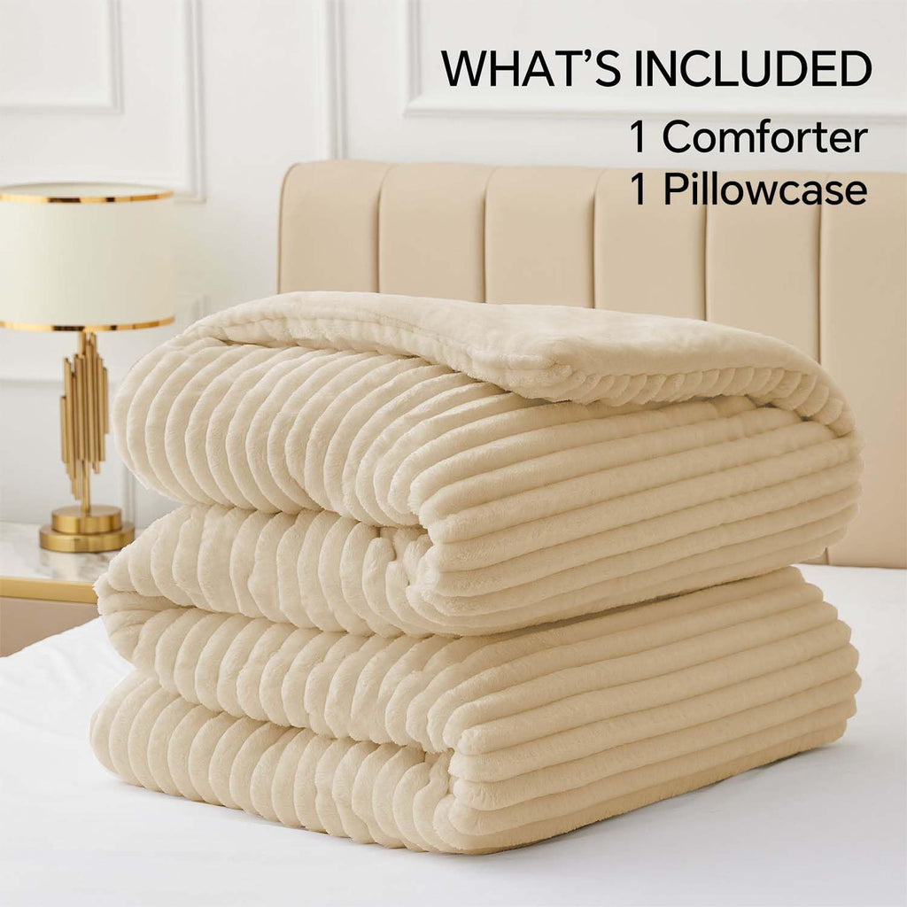 BEDELITE Fleece Comforter Set