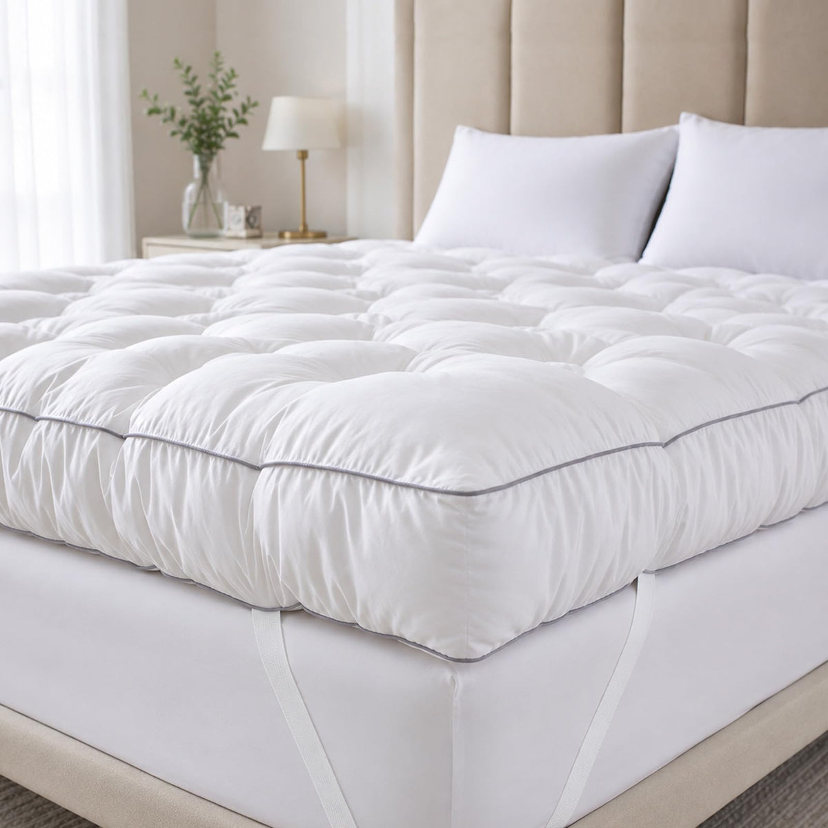 SHOUREN 4-Inch Memory Foam Mattress Topper