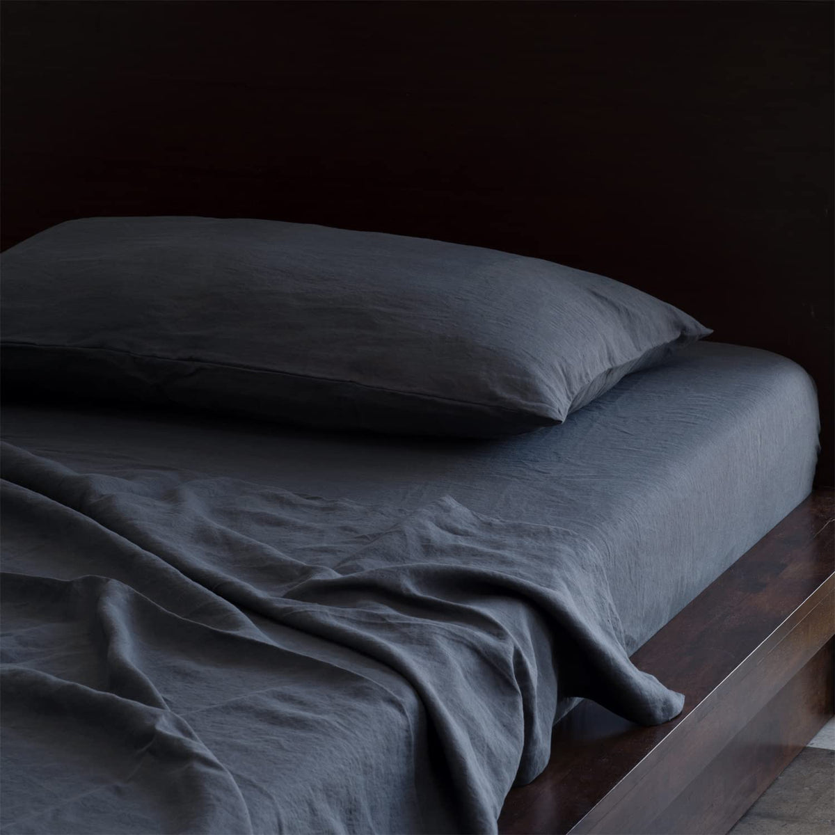 Huddleson Linen Sheet Set Breathable French Flax Woven in Italy European Luxury Quality Sheets
