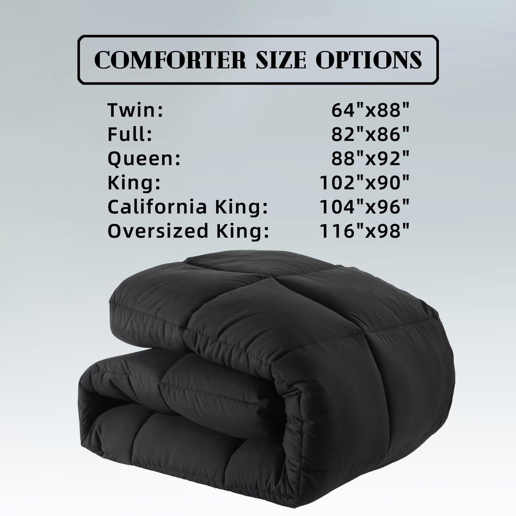 DOWNCOOL Comforters Size, White Duvet Insert, Lightweight Quilt