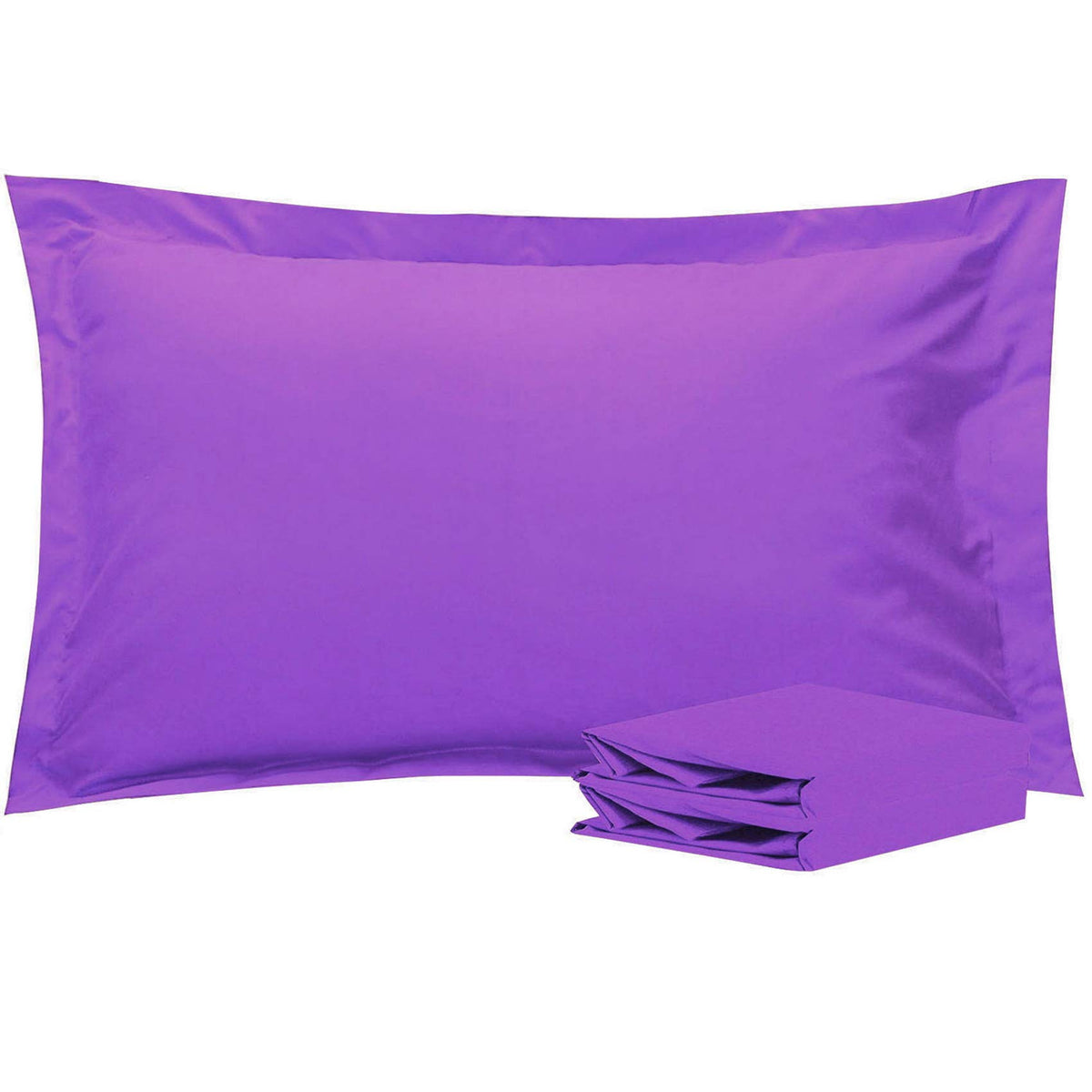 NTBAY Brushed Microfiber Pillow Shams, Soft and Cozy, Wrinkle, Fade, Stain Resistant 2 Pack Pillow Cases