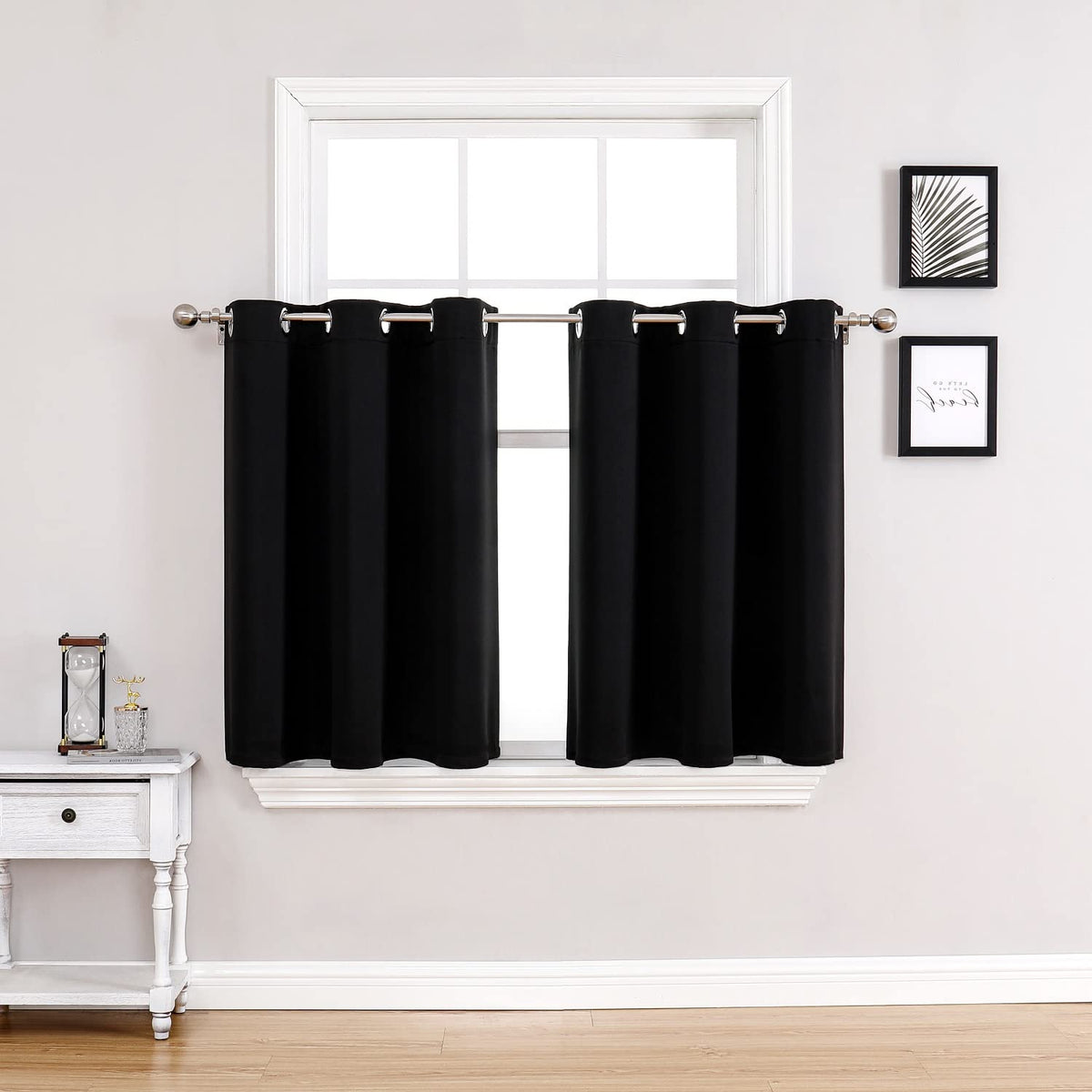 ChrisDowa 2-Panel Thermal Insulated Blackout Curtains