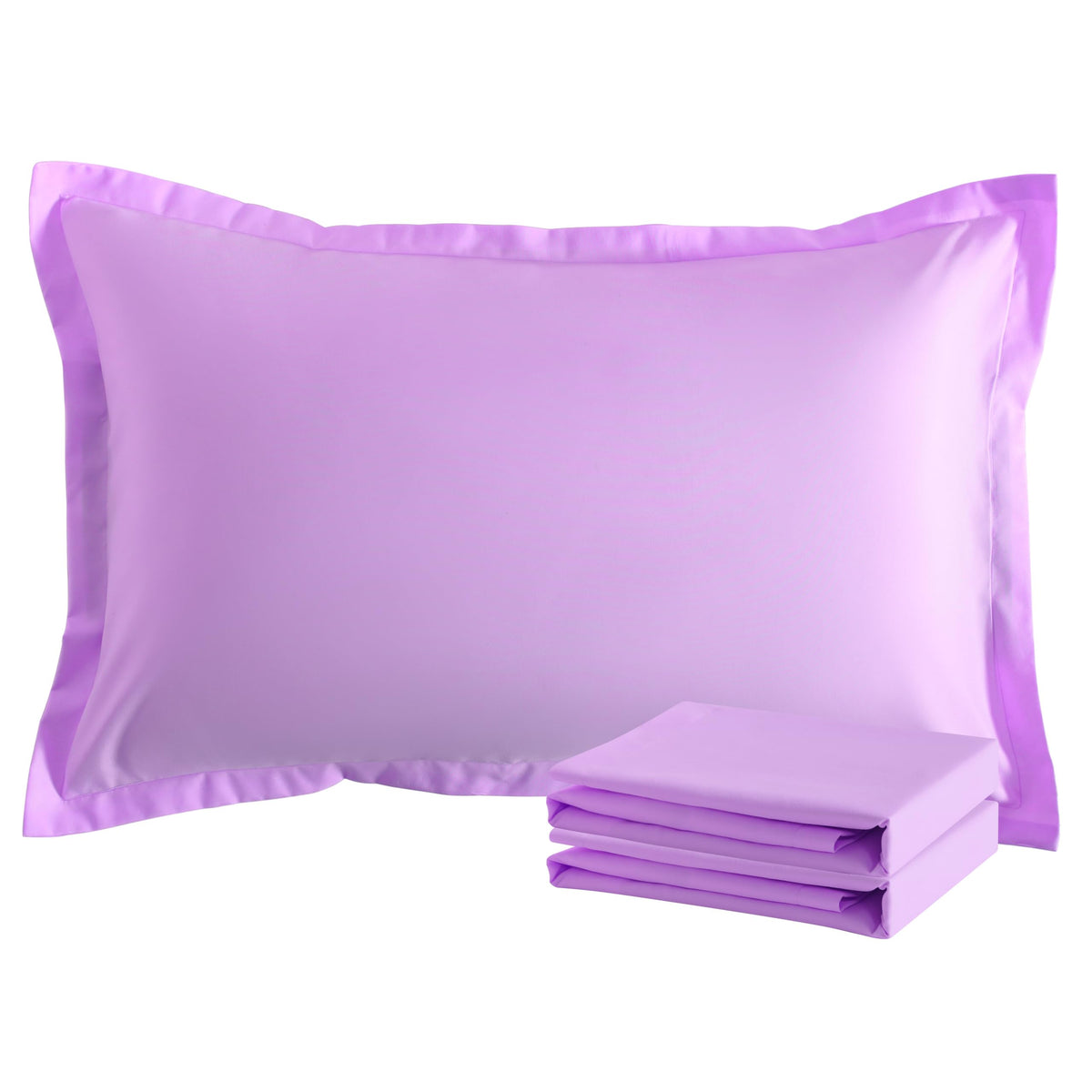 NTBAY Brushed Microfiber Pillow Shams, Soft and Cozy, Wrinkle, Fade, Stain Resistant 2 Pack Pillow Cases