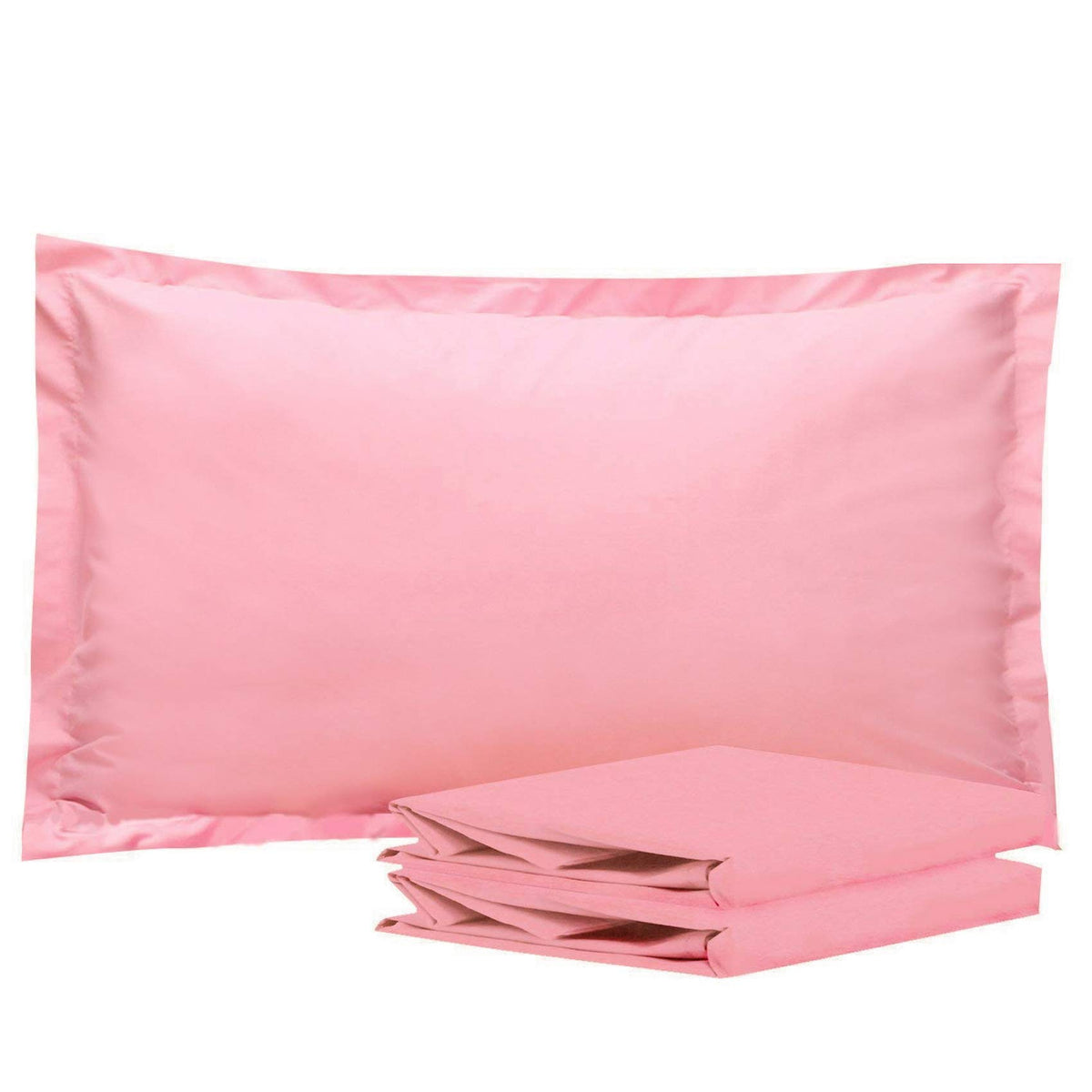 NTBAY Brushed Microfiber Pillow Shams, Soft and Cozy, Wrinkle, Fade, Stain Resistant 2 Pack Pillow Cases
