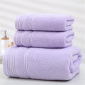 Home Fashion Solid Color Twisted Towel Set Gift 1 Piece Large Shower Towel 2 Pieces Face Towel Cleaning for Family