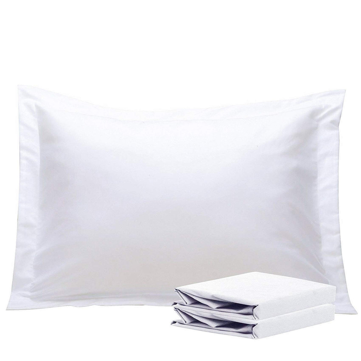 NTBAY Brushed Microfiber Pillow Shams, Soft and Cozy, Wrinkle, Fade, Stain Resistant 2 Pack Pillow Cases