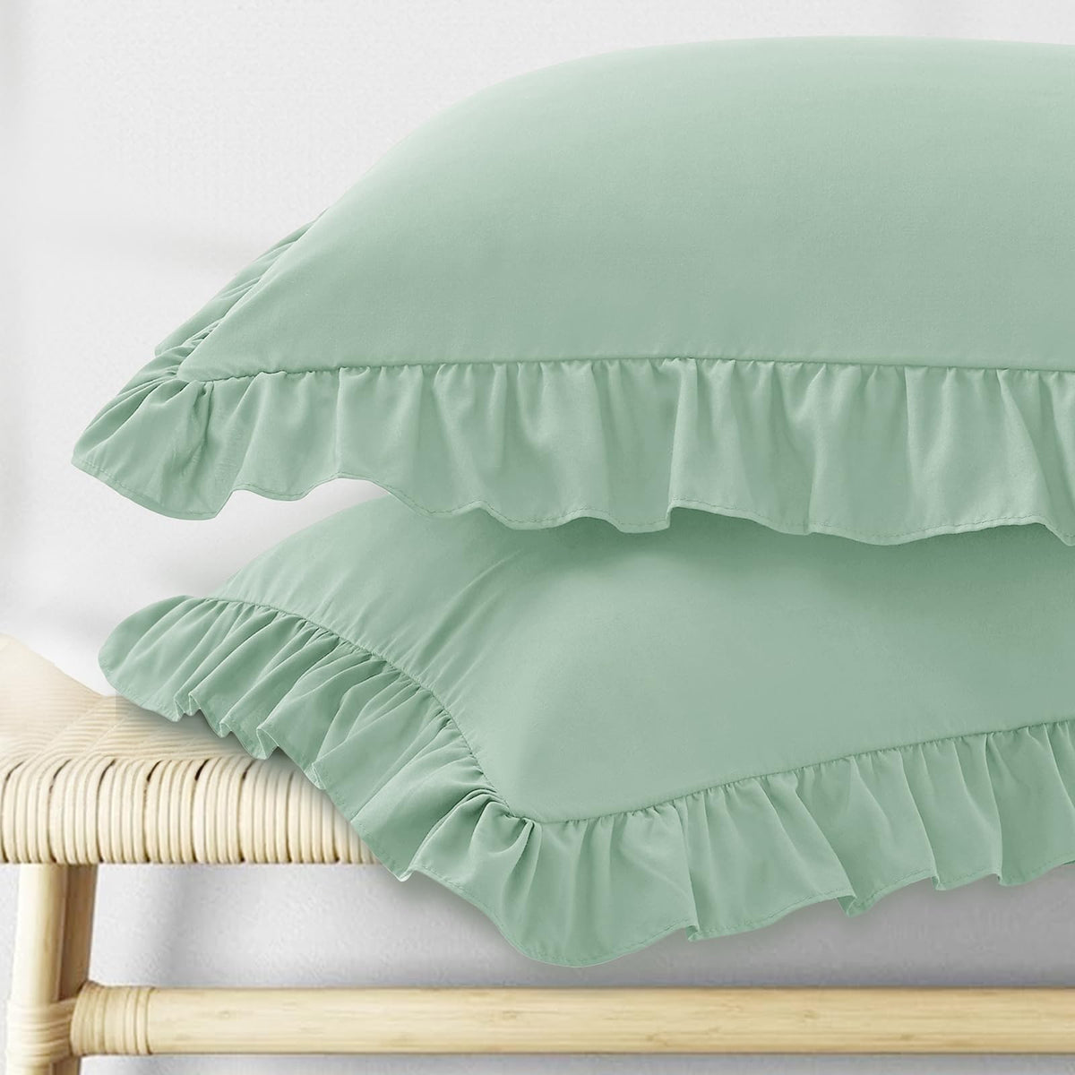 KKJIAF Ruffle Pillow Cases