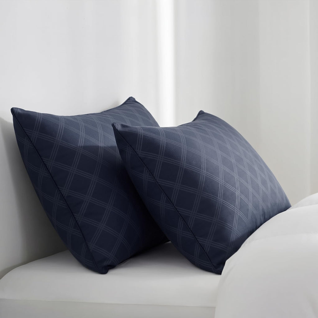 Vorouhals Hotel Collection Bed Pillows for Sleeping 2 Pack Cooling Pillows Set of 2 for Back, Stomach or Side Sleepers, Super Soft Down Alternative Microfiber Filled Pillows