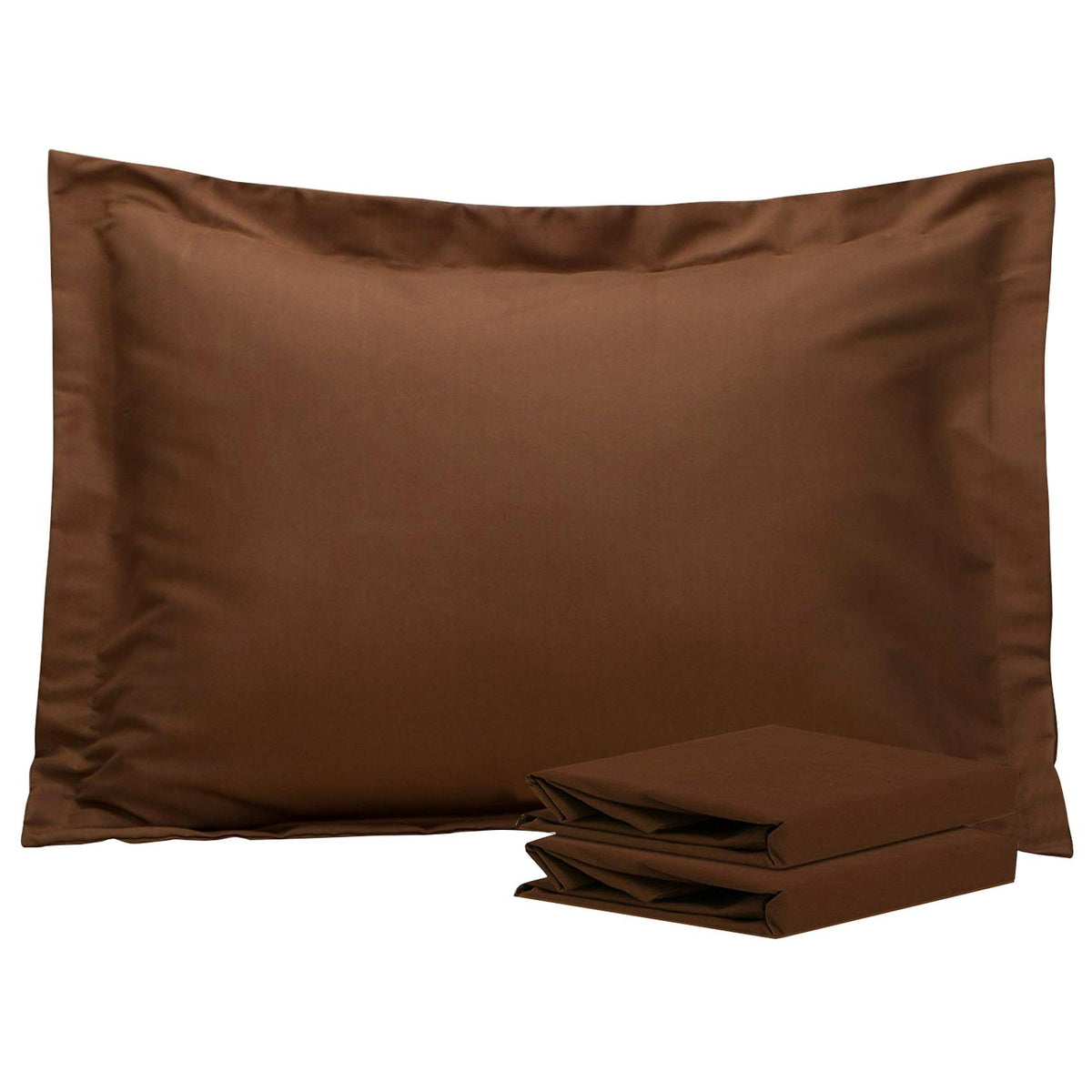 NTBAY Brushed Microfiber Pillow Shams, Soft and Cozy, Wrinkle, Fade, Stain Resistant 2 Pack Pillow Cases