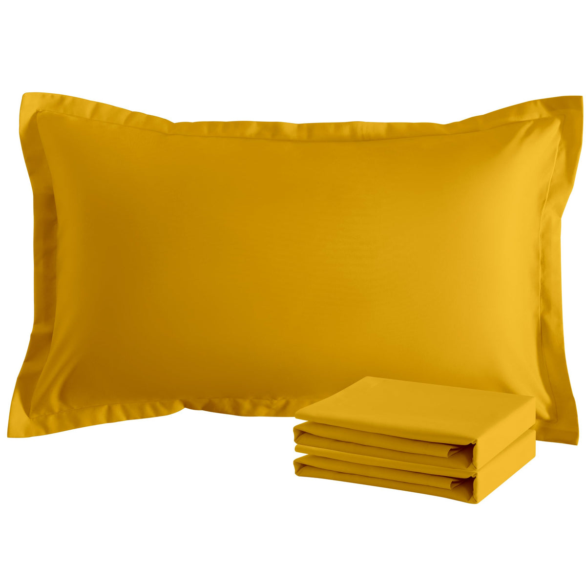 NTBAY Brushed Microfiber Pillow Shams, Soft and Cozy, Wrinkle, Fade, Stain Resistant 2 Pack Pillow Cases