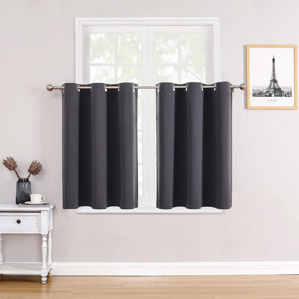ChrisDowa 2-Panel Thermal Insulated Blackout Curtains