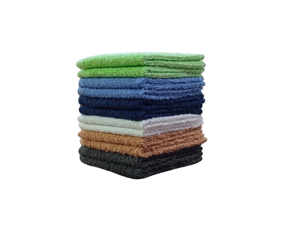 Towel and Linen Mart 100% Cotton White 6 Pack Bath Towel Set, Quick Dry, Super Absorbent, Light Weight, Soft Feel for Hotel, Spa and Bathroom (27 X 54)