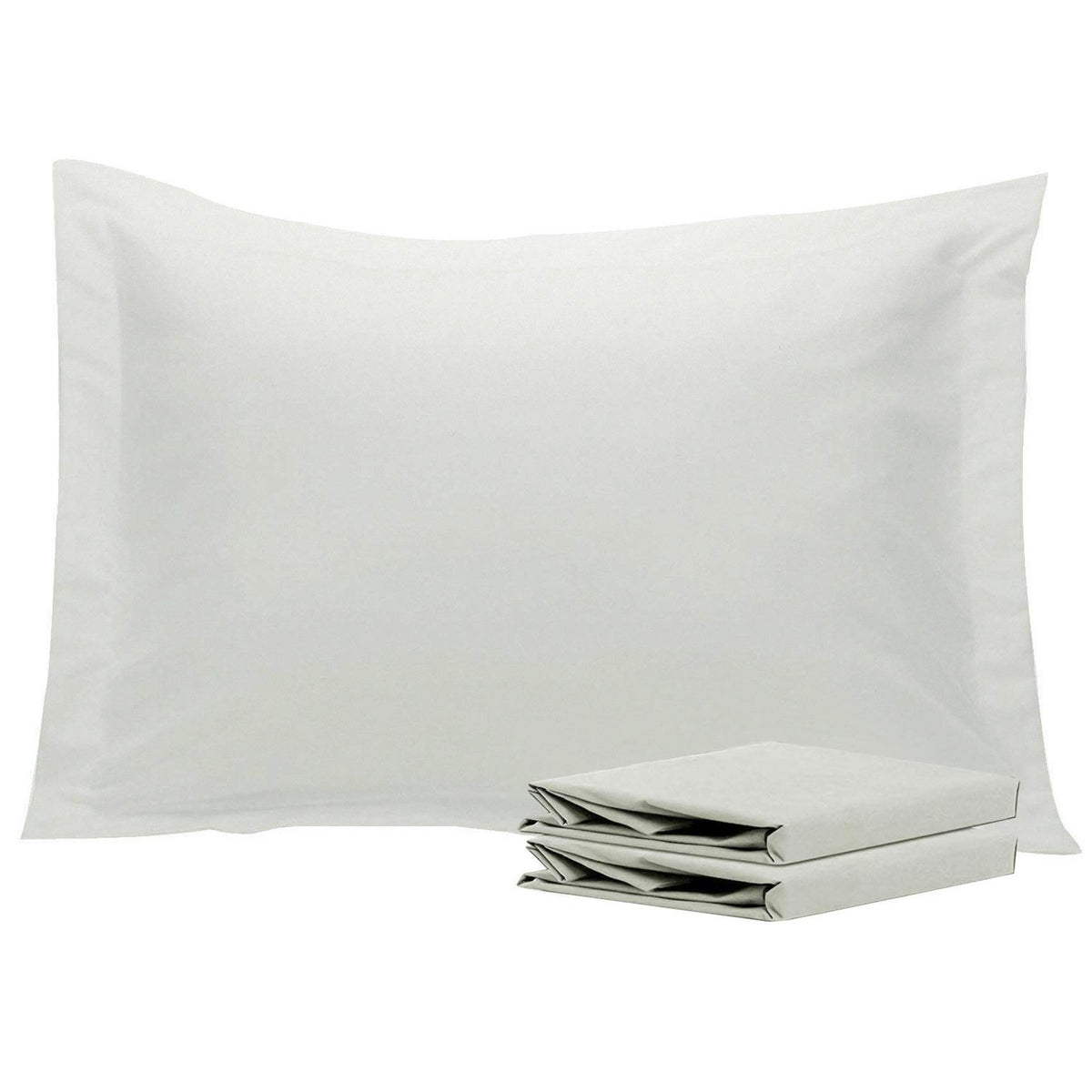 NTBAY Brushed Microfiber Pillow Shams, Soft and Cozy, Wrinkle, Fade, Stain Resistant 2 Pack Pillow Cases