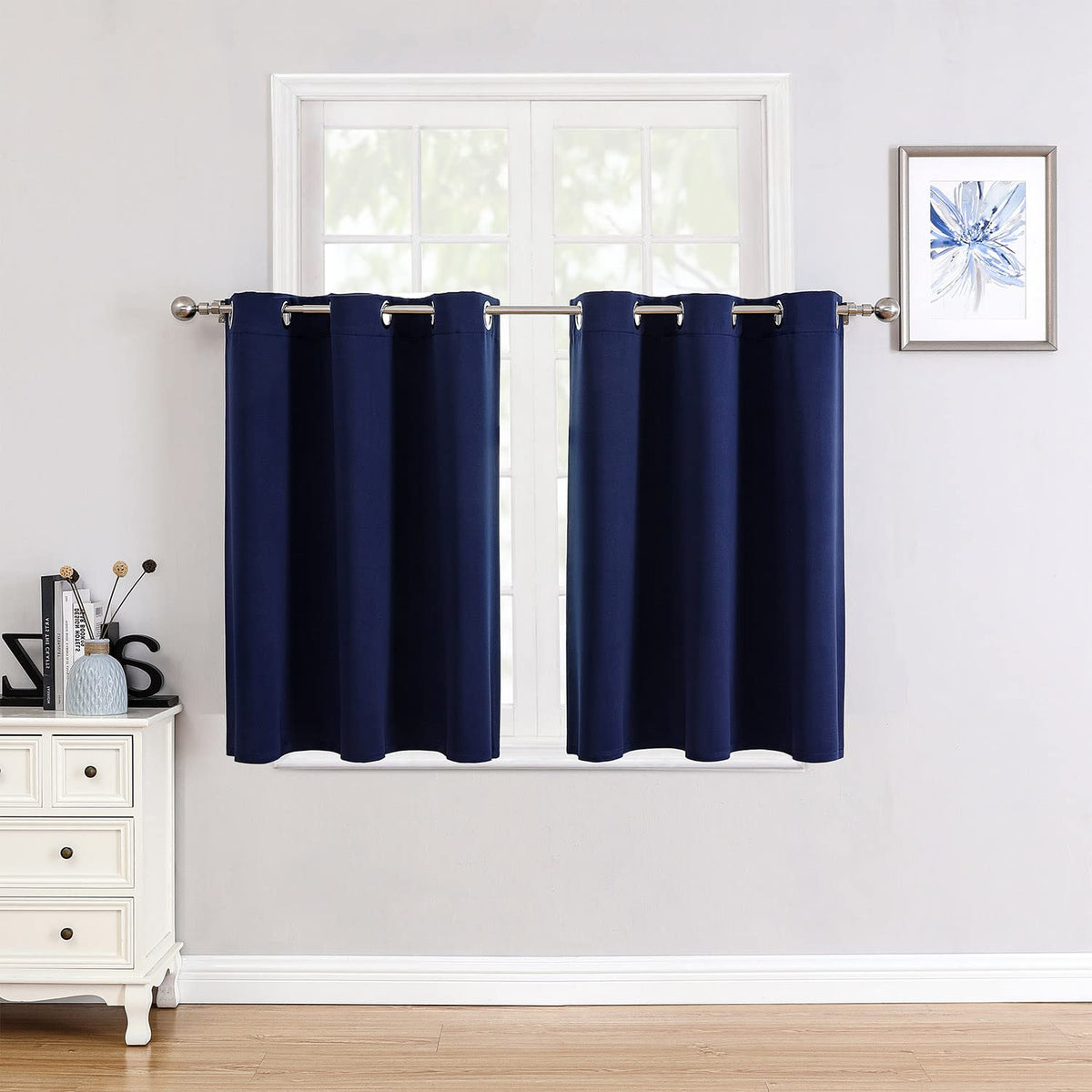 ChrisDowa 2-Panel Thermal Insulated Blackout Curtains