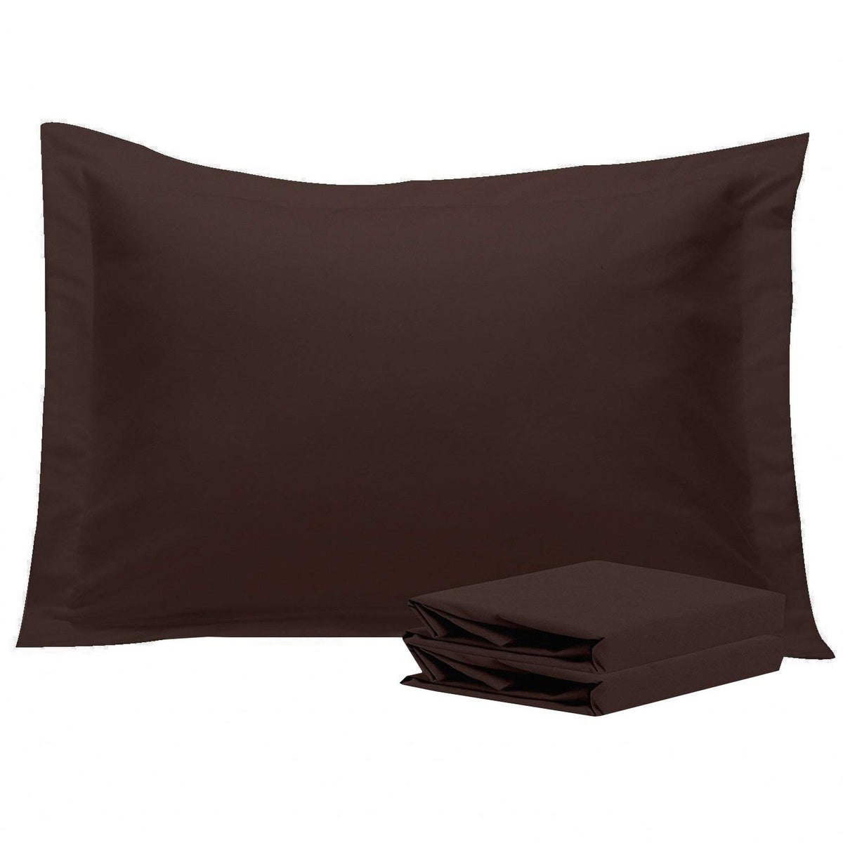 NTBAY Brushed Microfiber Pillow Shams, Soft and Cozy, Wrinkle, Fade, Stain Resistant 2 Pack Pillow Cases