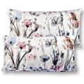 Qesonoo Flower Lumber Throw Pillow Covers Set of 2, Flowers Pillow Cushion Cases, Modern Decorative Square Pillowcases for Sofa Couch Bedroom Living Room Car Seat