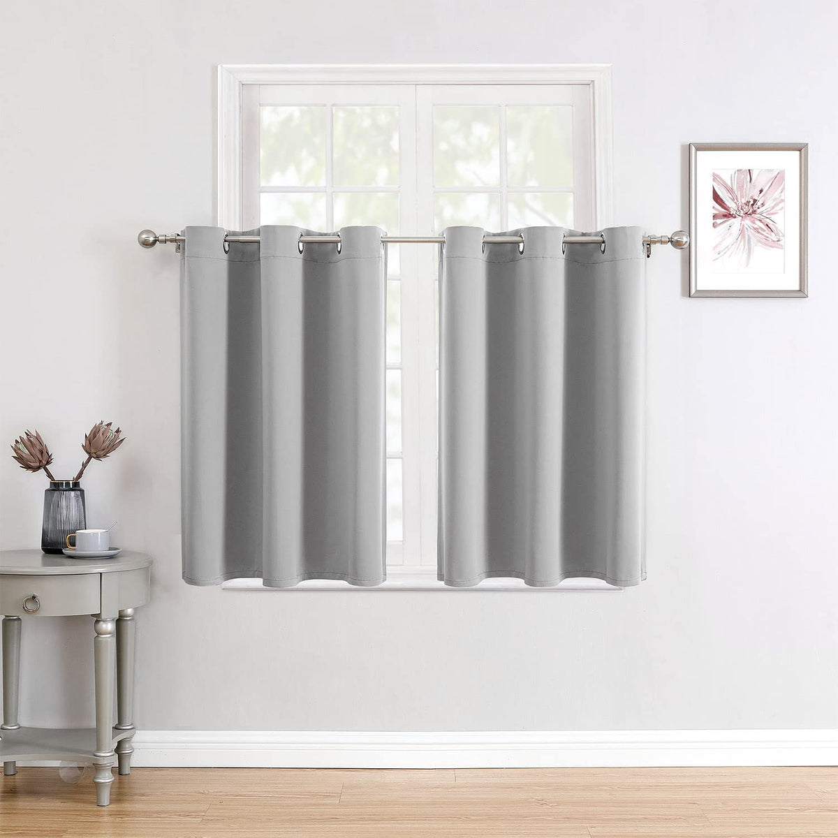 ChrisDowa 2-Panel Thermal Insulated Blackout Curtains