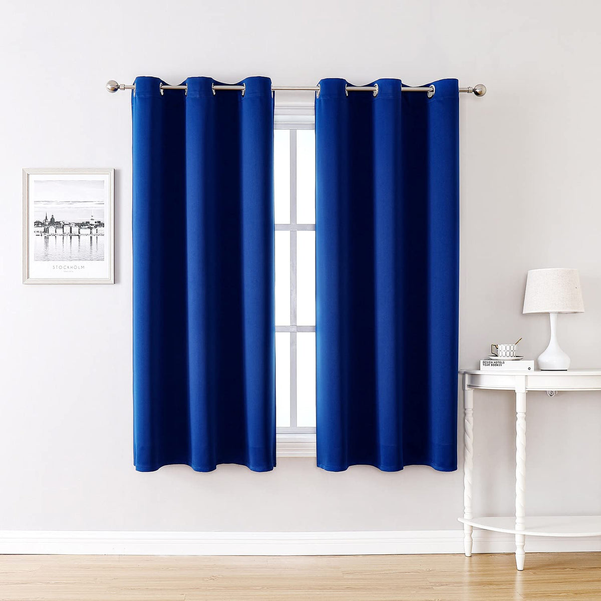 ChrisDowa 2-Panel Thermal Insulated Blackout Curtains