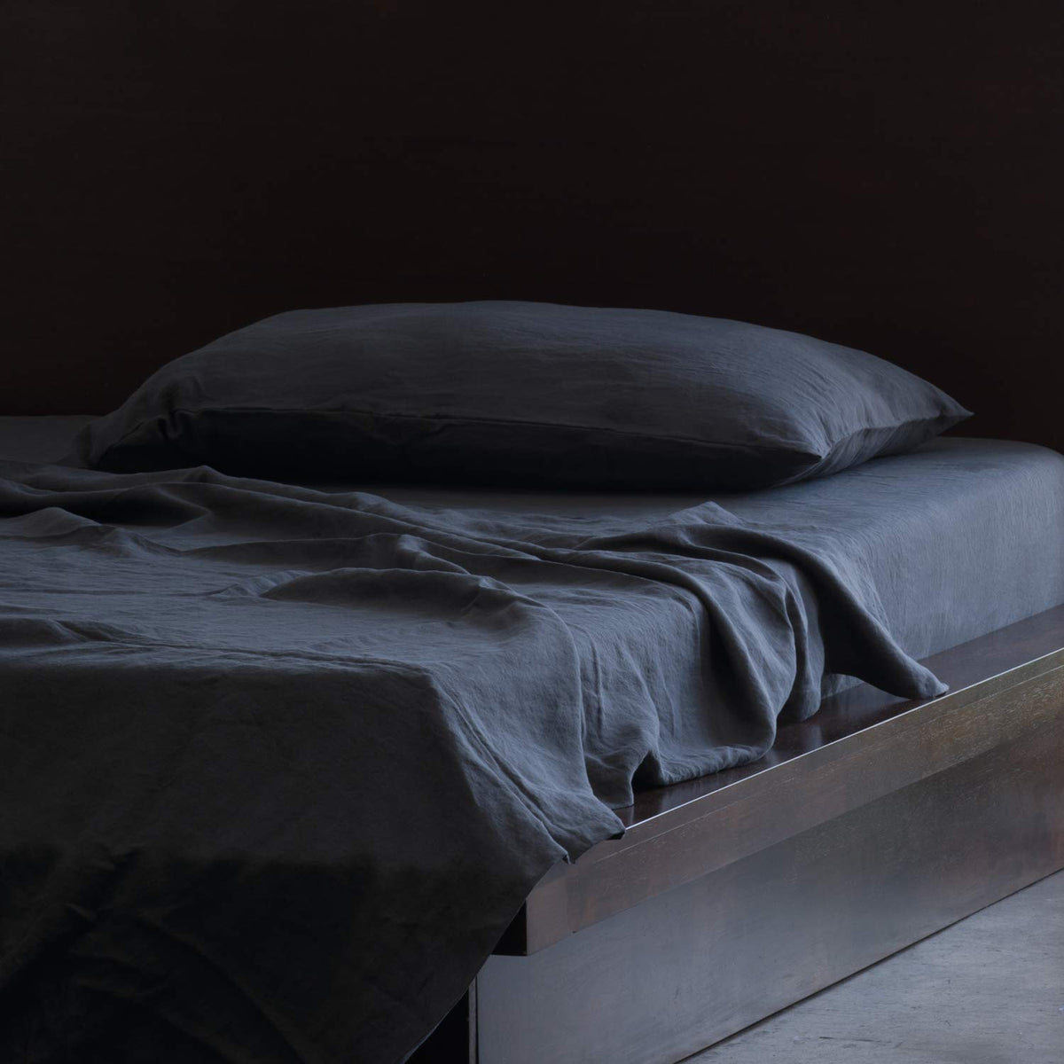 Huddleson Linen Sheet Set Breathable French Flax Woven in Italy European Luxury Quality Sheets