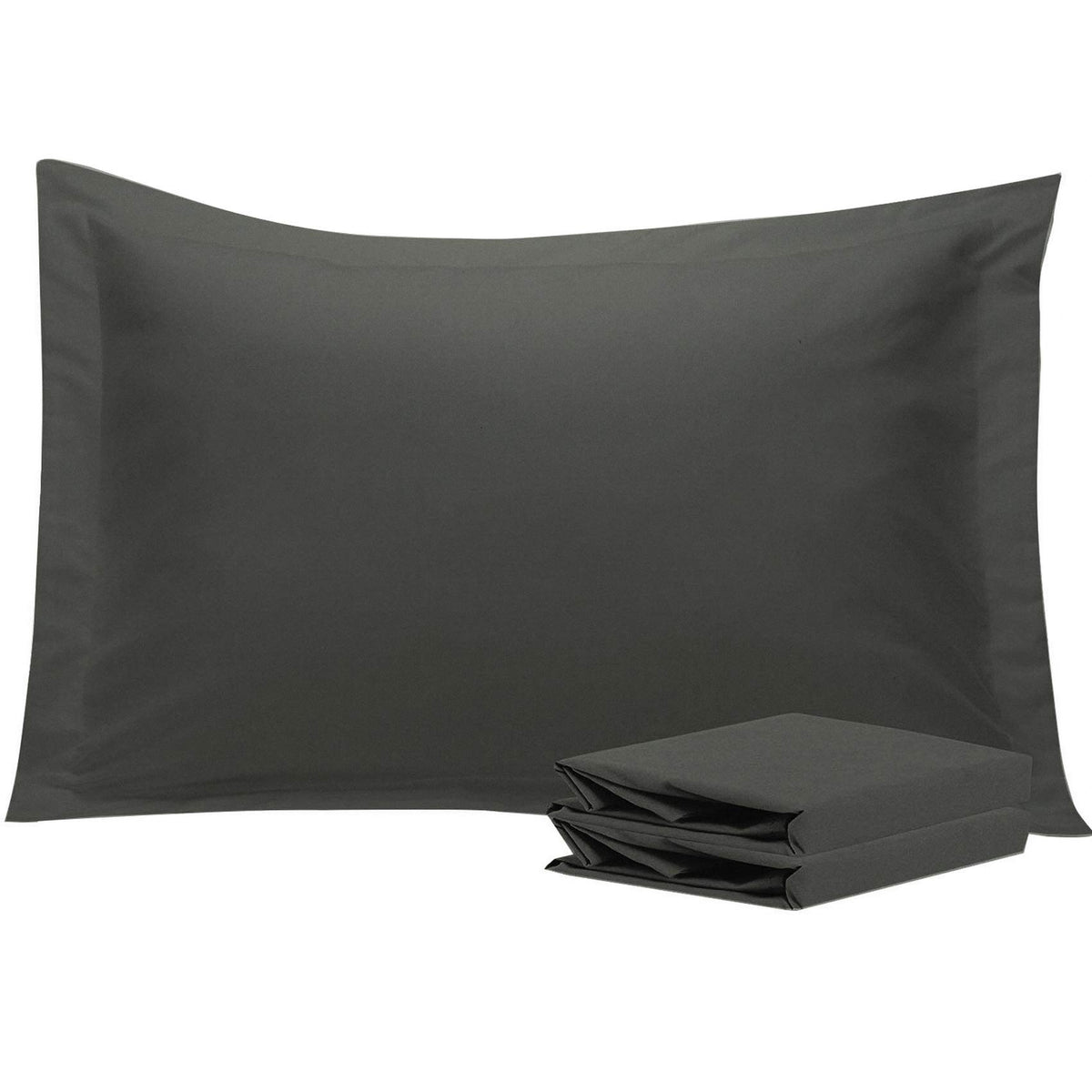 NTBAY Brushed Microfiber Pillow Shams, Soft and Cozy, Wrinkle, Fade, Stain Resistant 2 Pack Pillow Cases