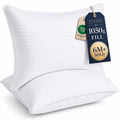 Beckham Hotel Collection Bed Pillows Set of 2 - Down Alternative Bedding Gel Cooling Big Pillow for Back, Stomach or Side Sleepers