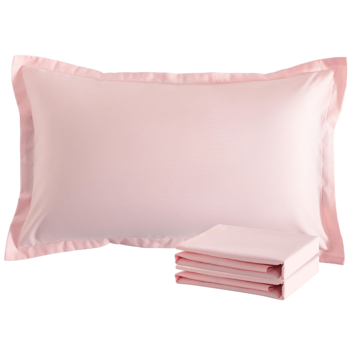 NTBAY Brushed Microfiber Pillow Shams, Soft and Cozy, Wrinkle, Fade, Stain Resistant 2 Pack Pillow Cases