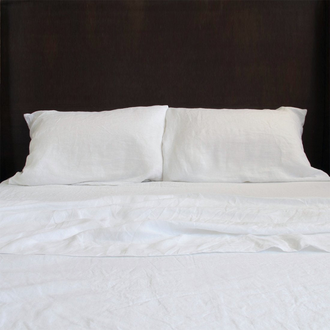 Huddleson Linen Sheet Set Breathable French Flax Woven in Italy European Luxury Quality Sheets