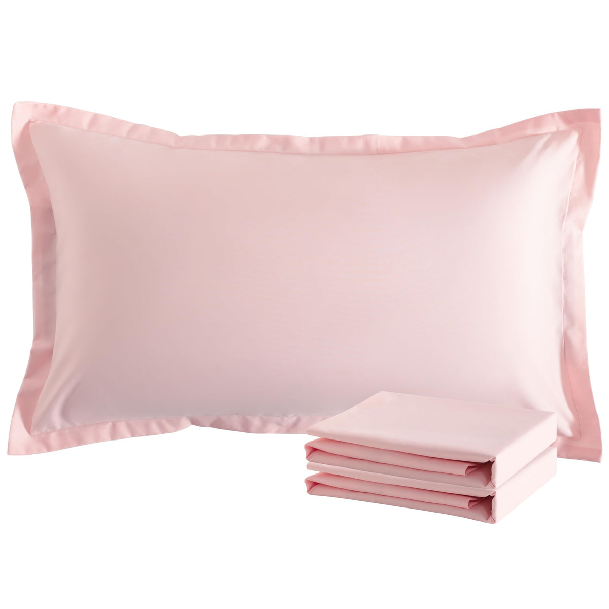 NTBAY Brushed Microfiber Pillow Shams, Soft and Cozy, Wrinkle, Fade, Stain Resistant 2 Pack Pillow Cases
