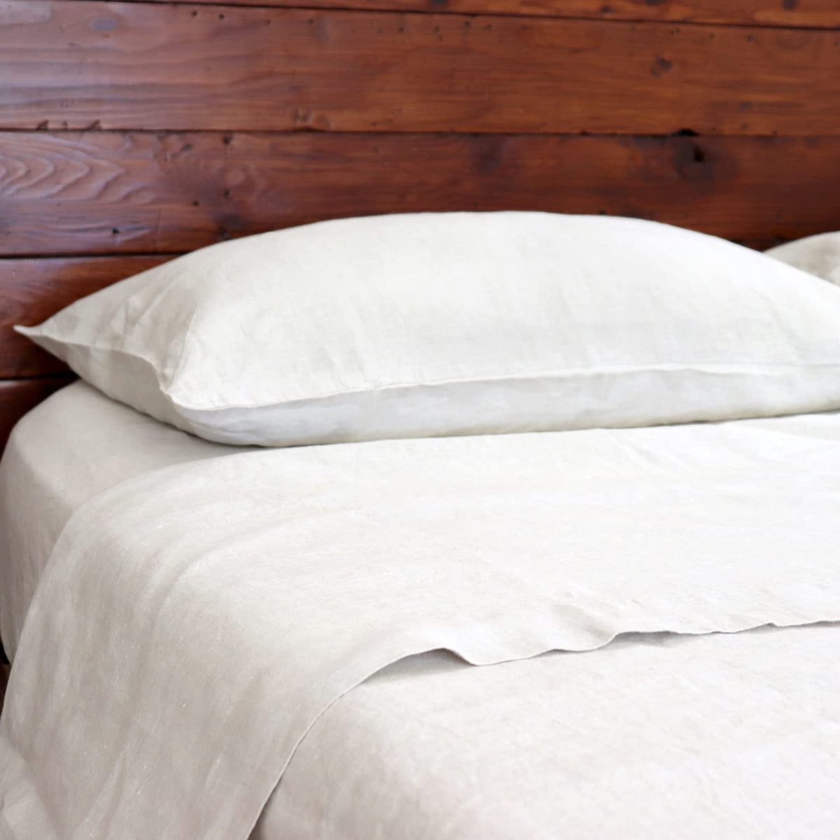 Huddleson Linen Sheet Set Breathable French Flax Woven in Italy European Luxury Quality Sheets