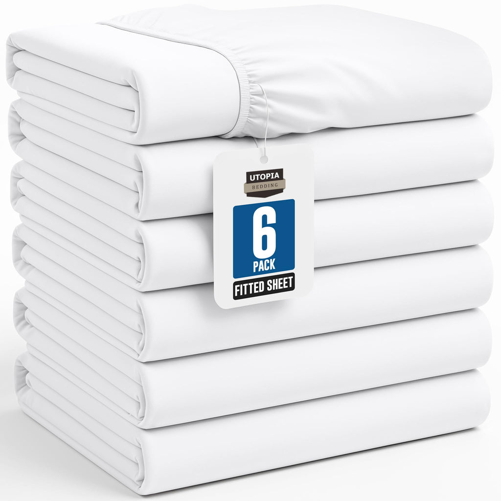 Fitted Sheet, Ultra Soft Fits Up to 16 Inch Deep Pocket