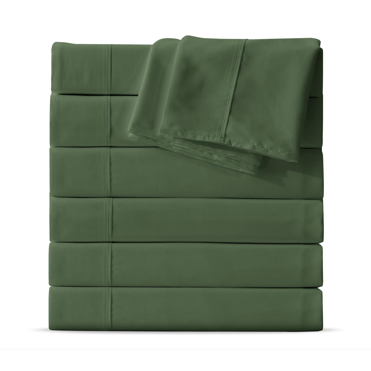 Maple&Stone Twin Flat Sheets Only, Pack of 6, Soft Microfiber Bedding Sheets for Home, Salons, Hotels, Bulk Flat Sheets Only Twin Size