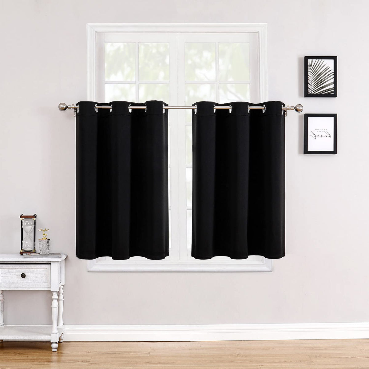 ChrisDowa 2-Panel Thermal Insulated Blackout Curtains