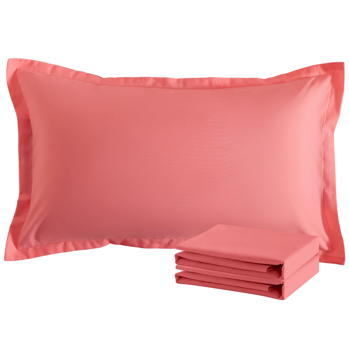 NTBAY Brushed Microfiber Pillow Shams, Soft and Cozy, Wrinkle, Fade, Stain Resistant 2 Pack Pillow Cases