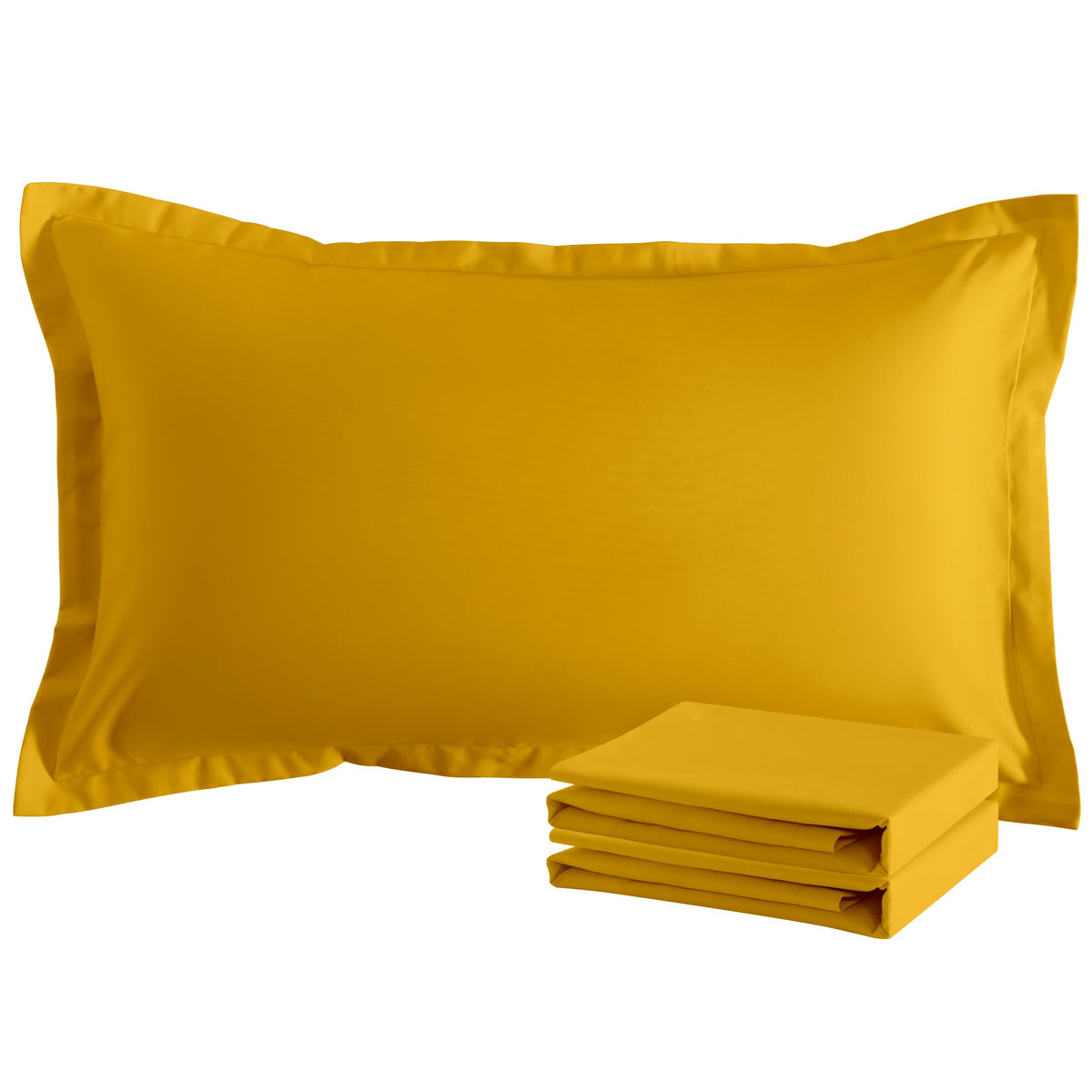 NTBAY Brushed Microfiber Pillow Shams, Soft and Cozy, Wrinkle, Fade, Stain Resistant 2 Pack Pillow Cases