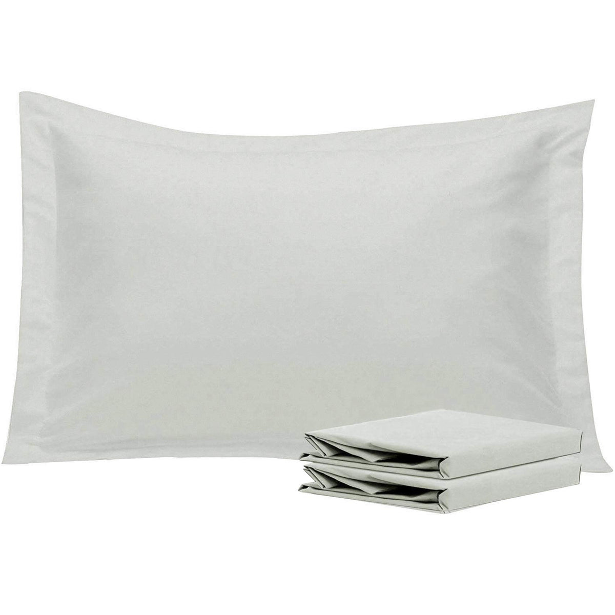 NTBAY Brushed Microfiber Pillow Shams, Soft and Cozy, Wrinkle, Fade, Stain Resistant 2 Pack Pillow Cases