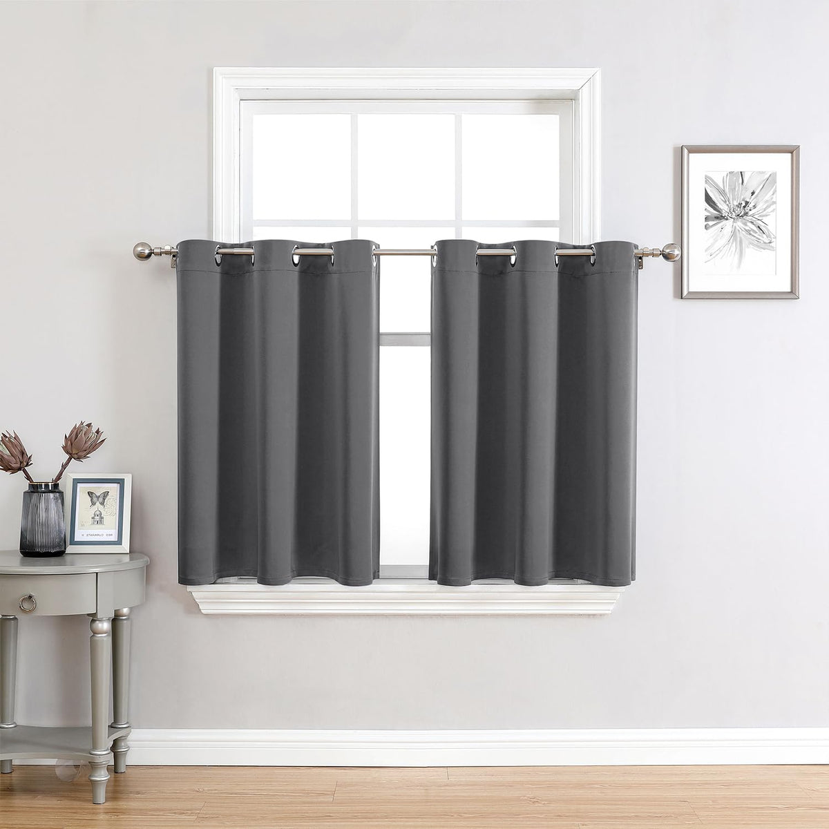ChrisDowa 2-Panel Thermal Insulated Blackout Curtains
