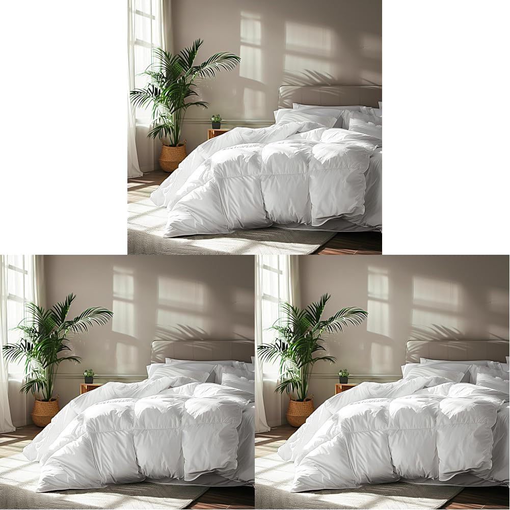 Serta Goose Feather Down Fiber Cotton Comforter